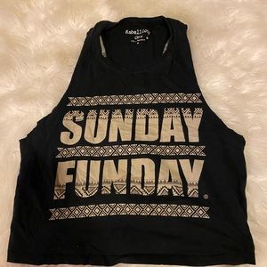Crop racer back